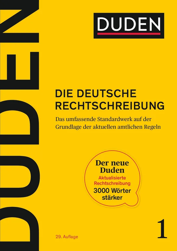 Cover von Duden – Die deutsche Rechtschreibung