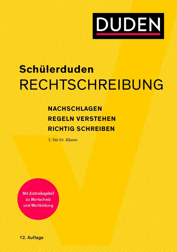 Cover von Schülerduden Rechtschreibung und Wortkunde