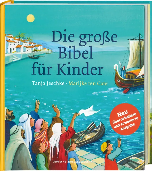 Cover von Die große Bibel für Kinder. Von der Schöpfungsgeschichte bis zum Pfingstwunder: 36 Bibelgeschichten mit doppelseitigen Bildern & leicht verständlichen Texten zum Vorlesen für Kinder ab 4 Jahren
