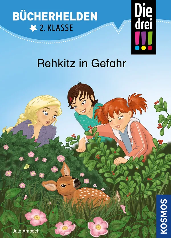 Cover von Die drei !!!, Bücherhelden 2. Klasse, Rehkitz in Gefahr