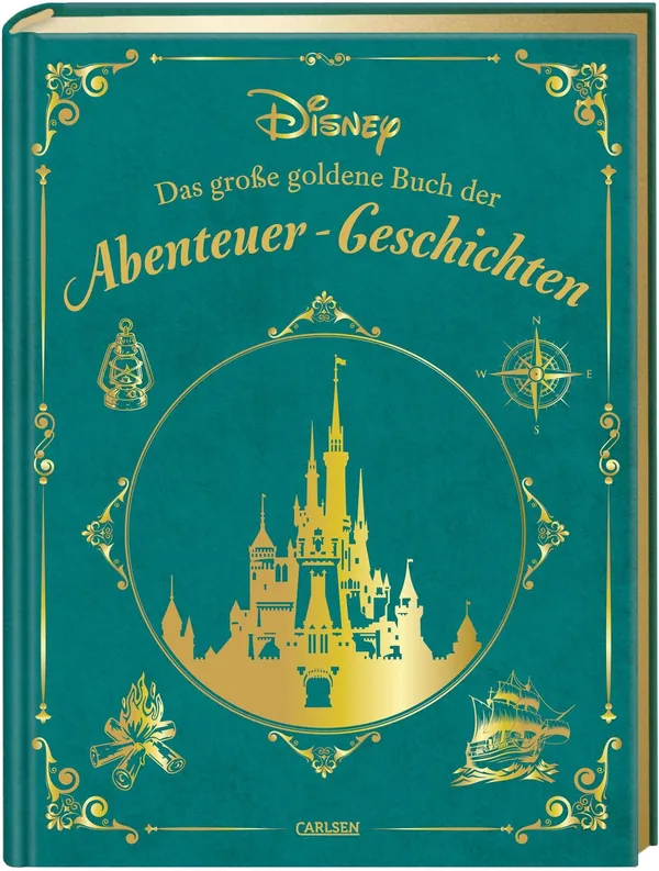 Cover von Disney: Das große goldene Buch der Abenteuer-Geschichten