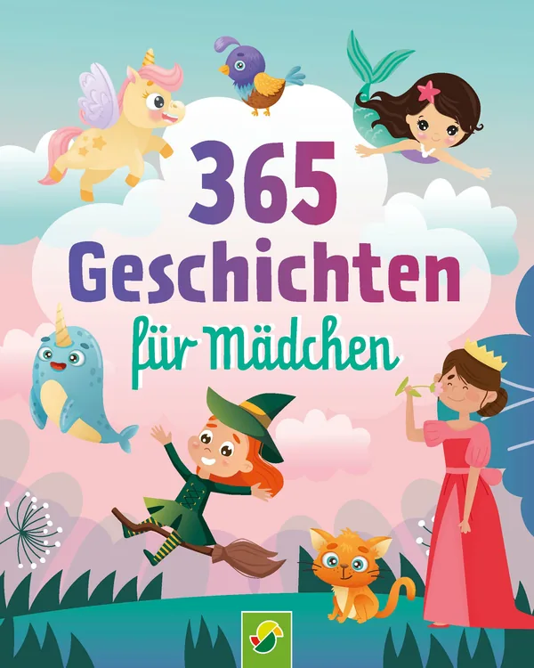 Cover von 365 Geschichten für Mädchen | Vorlesebuch für Kinder ab 3 Jahren