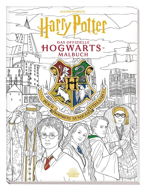 Cover von Aus den Filmen zu Harry Potter: Das offizielle Hogwarts-Malbuch