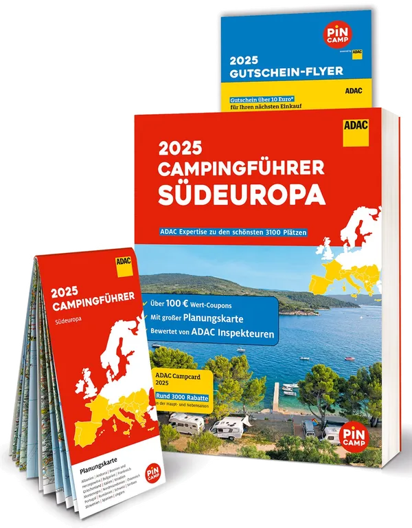 Cover von ADAC Campingführer Südeuropa 2025