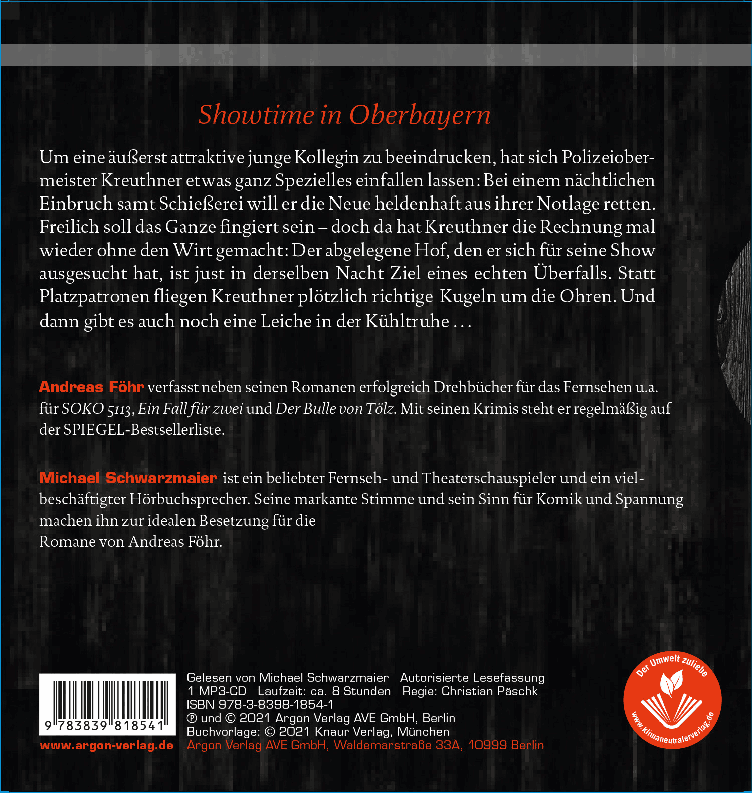 Rückseitenabbildung 1 von Unterm Schinder