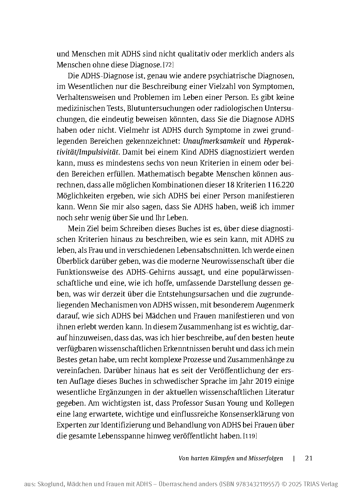 Abbildung 16 von Mädchen und Frauen mit ADHS