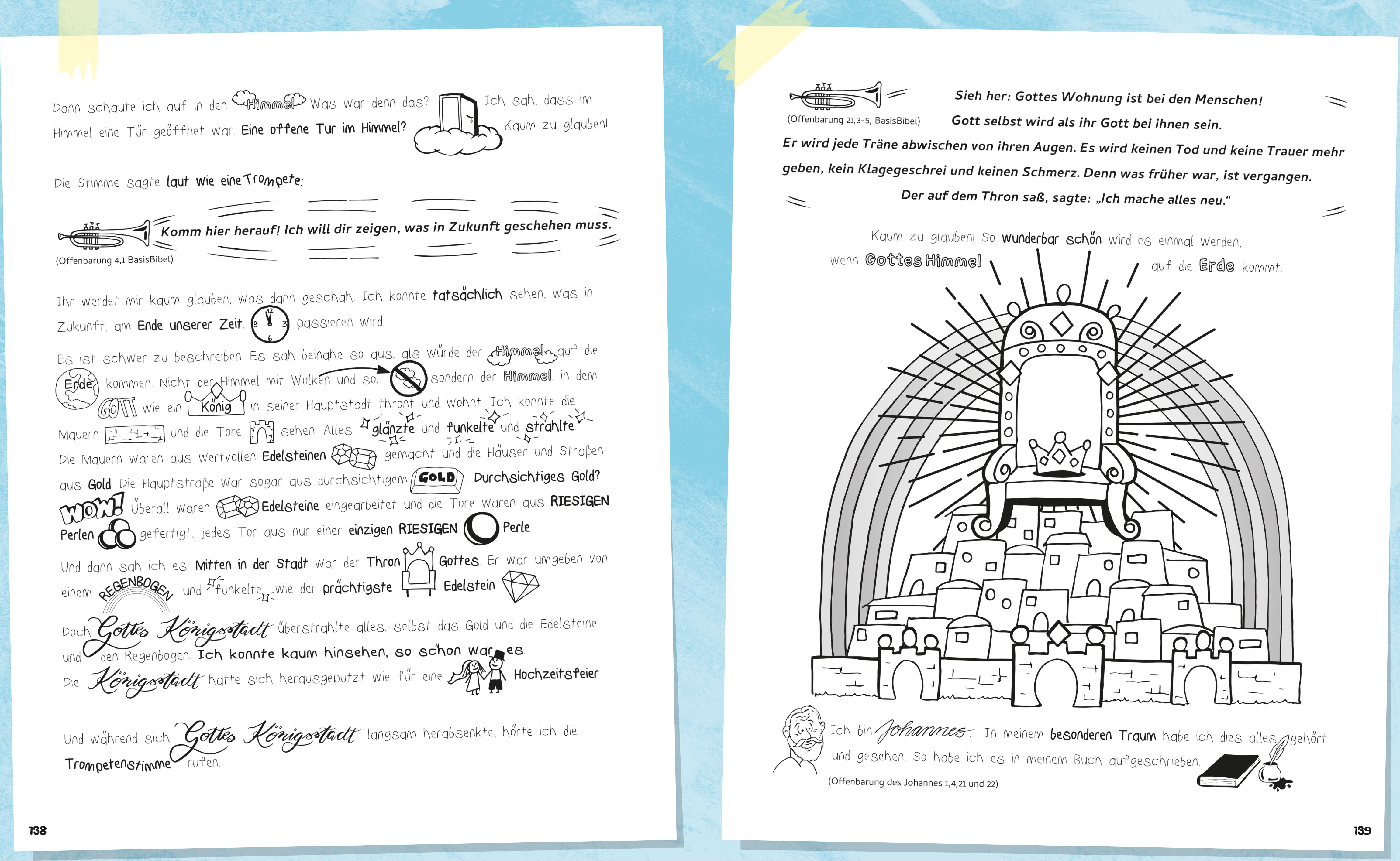 Abbildung 9 von Das Mega-Buch. Bibelgeschichten. Das Neue Testament. Ein Mitmach-Buch mit Spielen und Rätseln zur Bibel inkl. Sticker. Geschichten von Jesus und seinen Jüngern: Für Kinder ab 8 Jahre