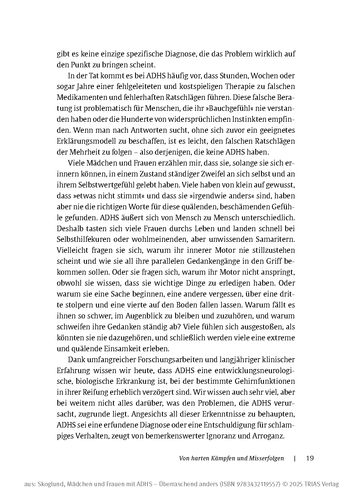Abbildung 14 von Mädchen und Frauen mit ADHS