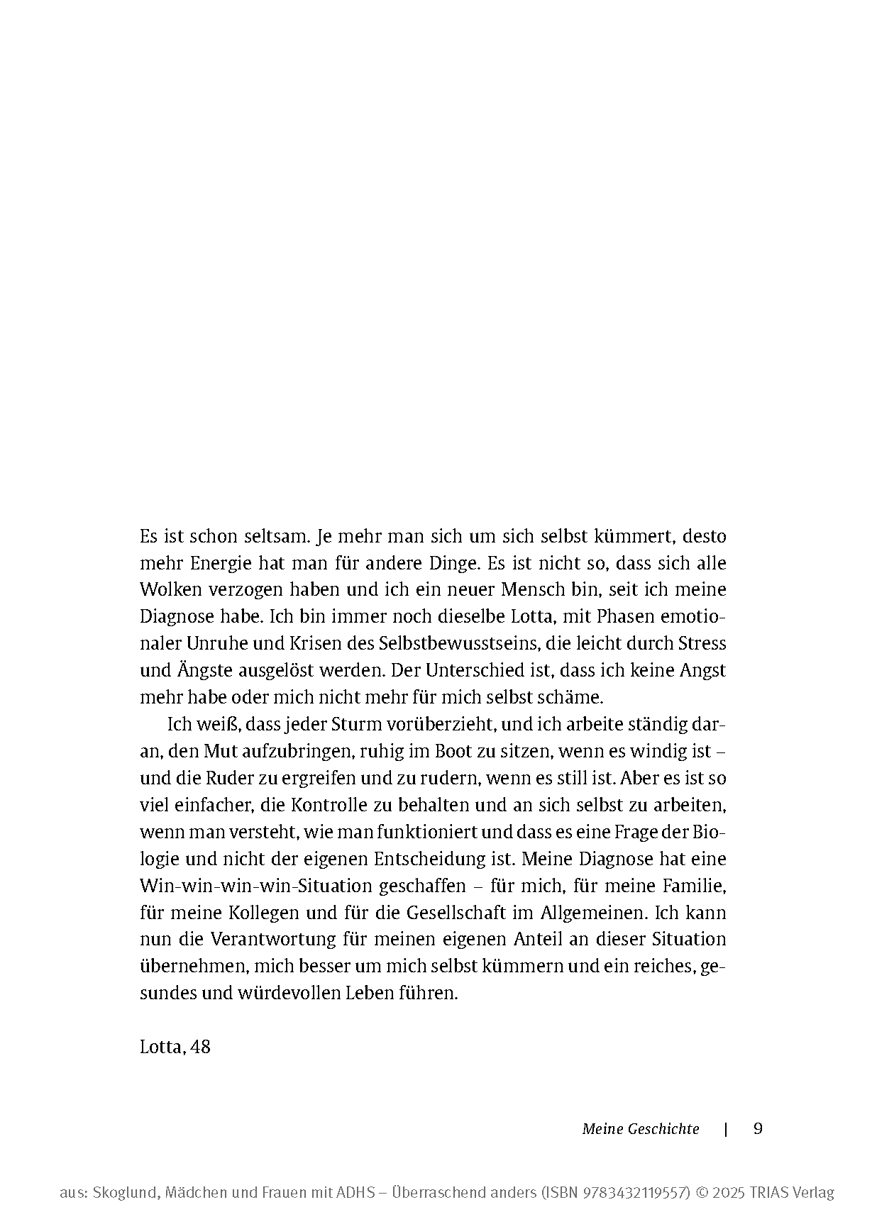 Abbildung 8 von Mädchen und Frauen mit ADHS