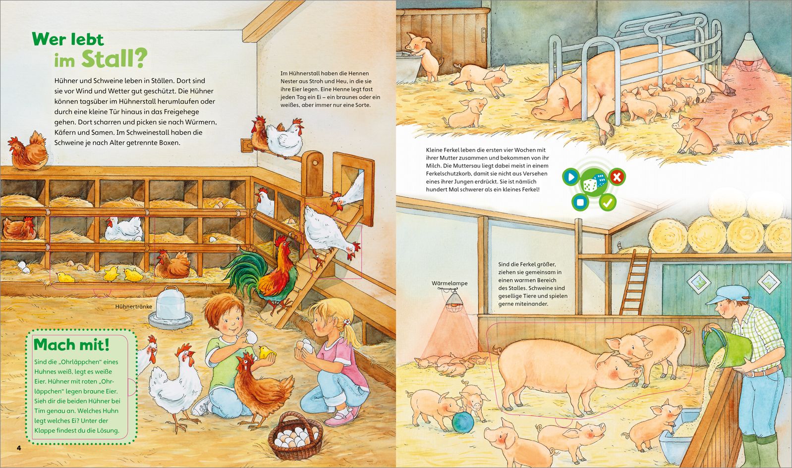 Abbildung 2 von BOOKii® WAS IST WAS Junior Komm mit auf den Bauernhof!