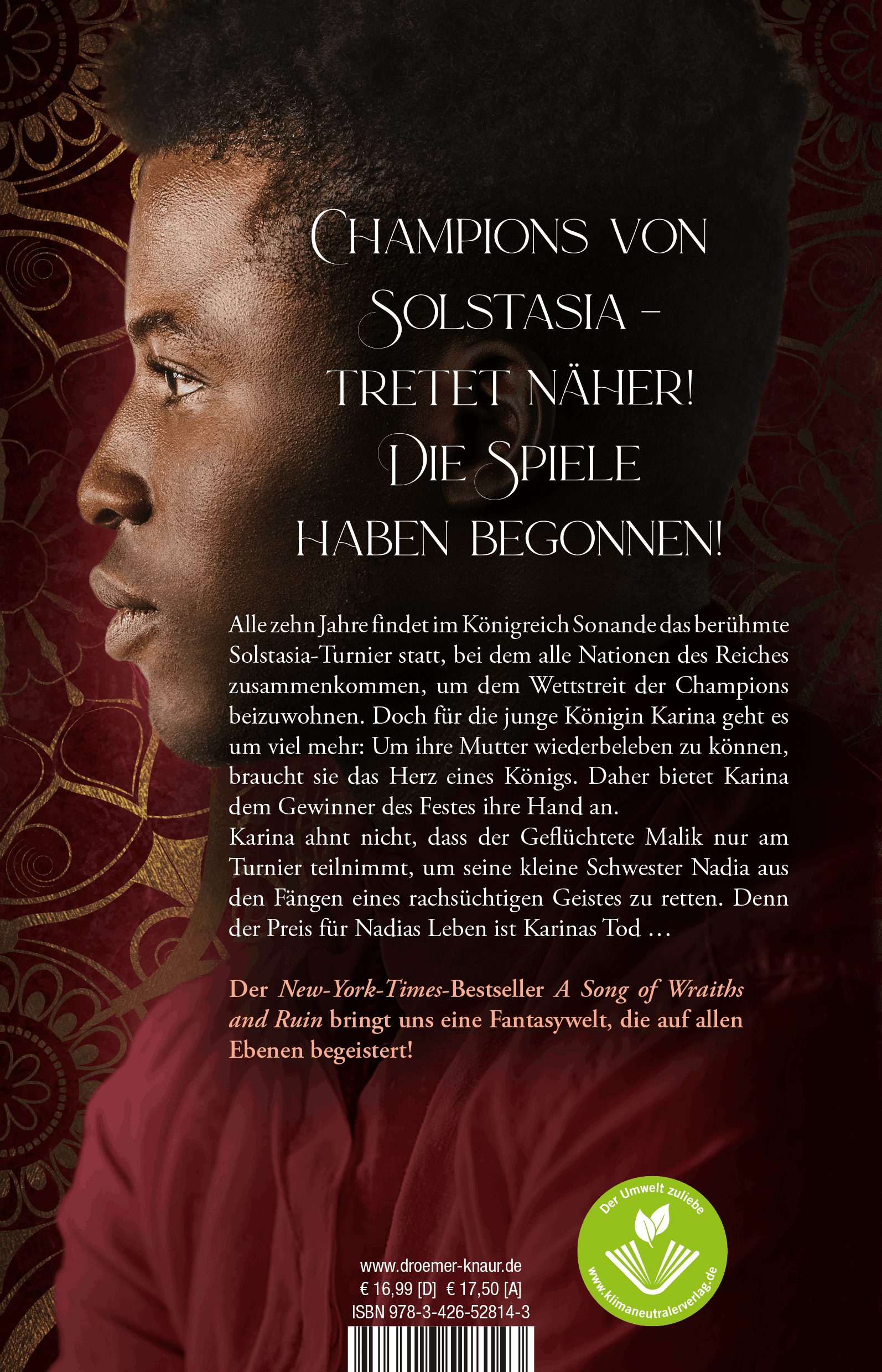 Rückseitenabbildung 1 von A Song of Wraiths and Ruin. Die Spiele von Solstasia
