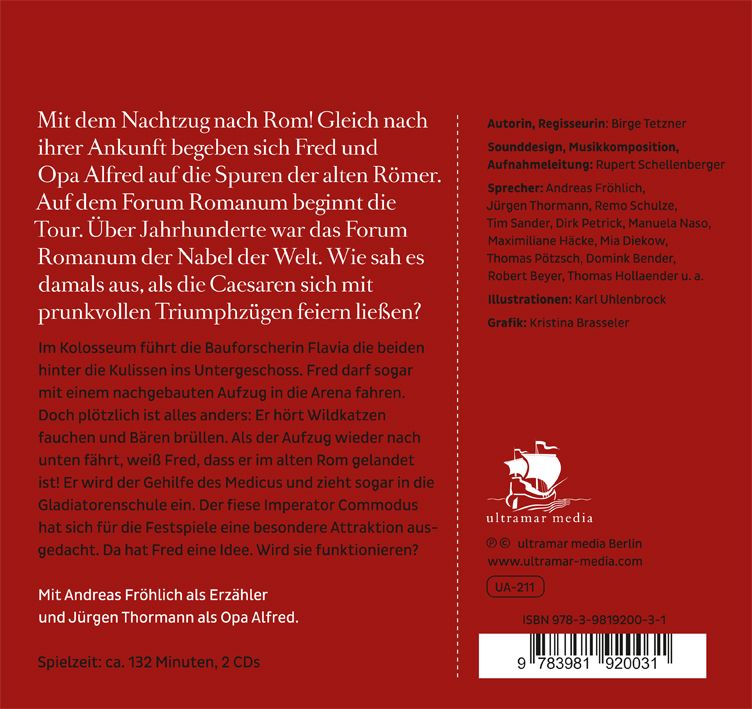 Rückseitenabbildung 1 von Fred im alten Rom
