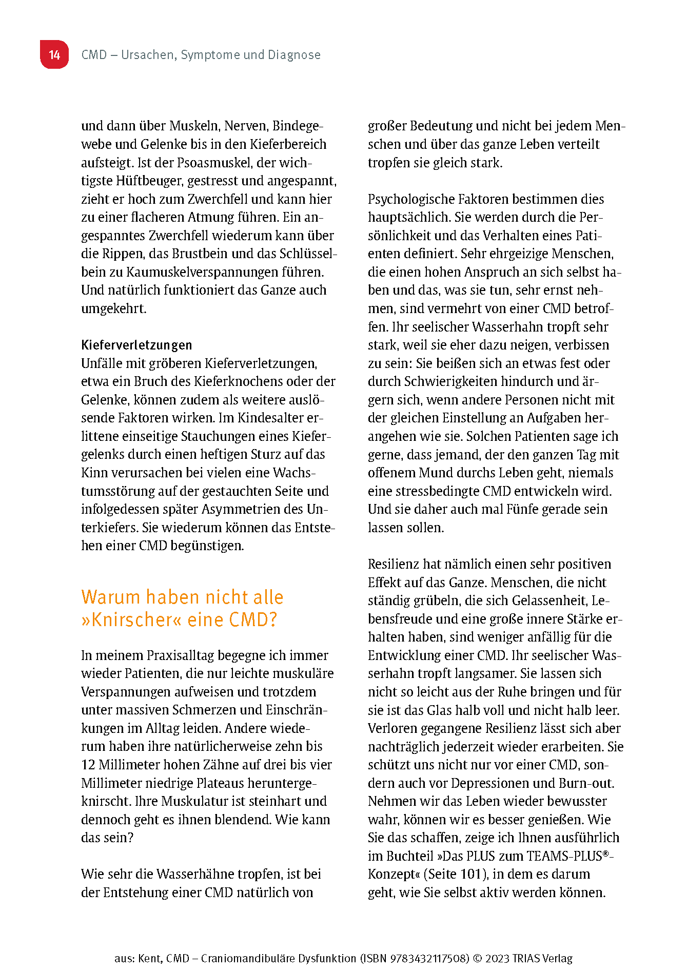 Abbildung 10 von CMD - Craniomandibuläre Dysfunktion