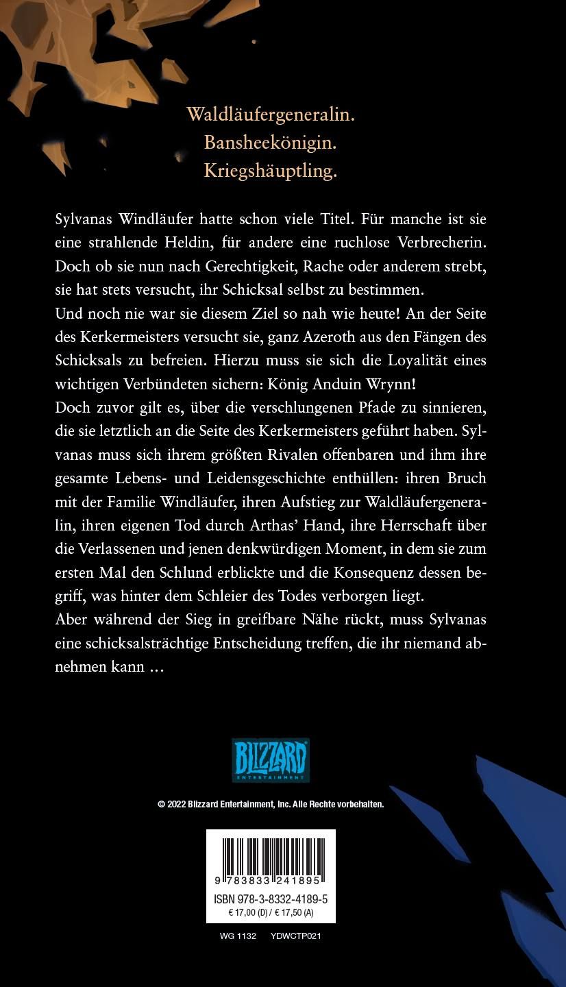 Rückseitenabbildung 1 von World of Warcraft: Sylvanas