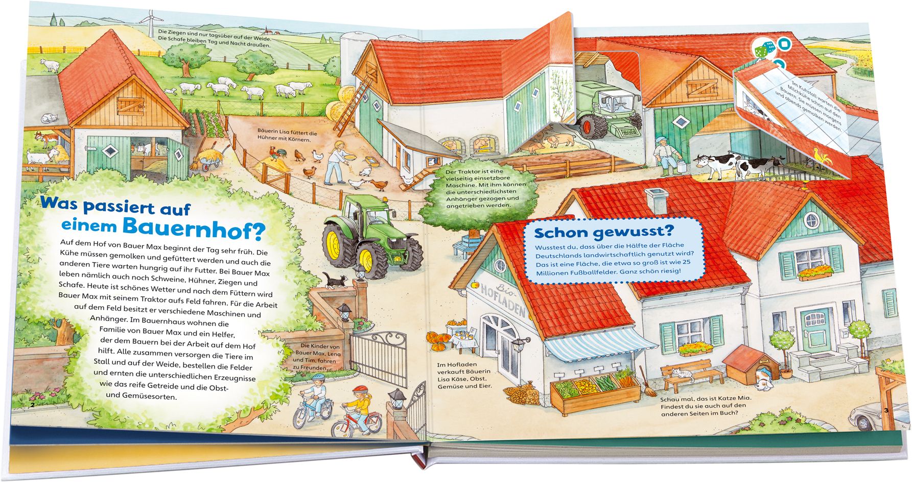 Abbildung 1 von BOOKii® WAS IST WAS Junior Komm mit auf den Bauernhof!