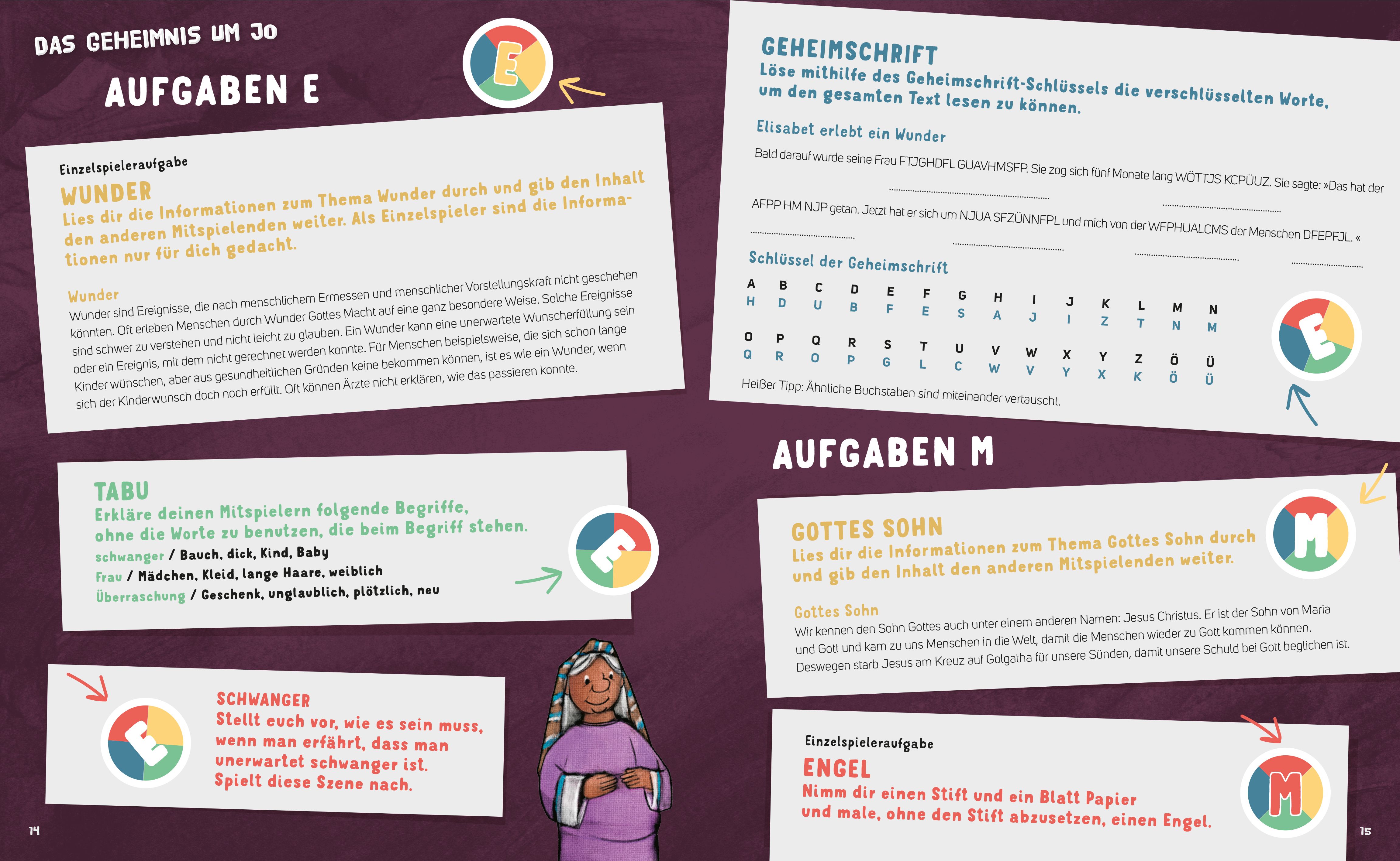Abbildung 2 von Das Mega-Buch. Bibelgeschichten. Das Neue Testament. Ein Mitmach-Buch mit Spielen und Rätseln zur Bibel inkl. Sticker. Geschichten von Jesus und seinen Jüngern: Für Kinder ab 8 Jahre