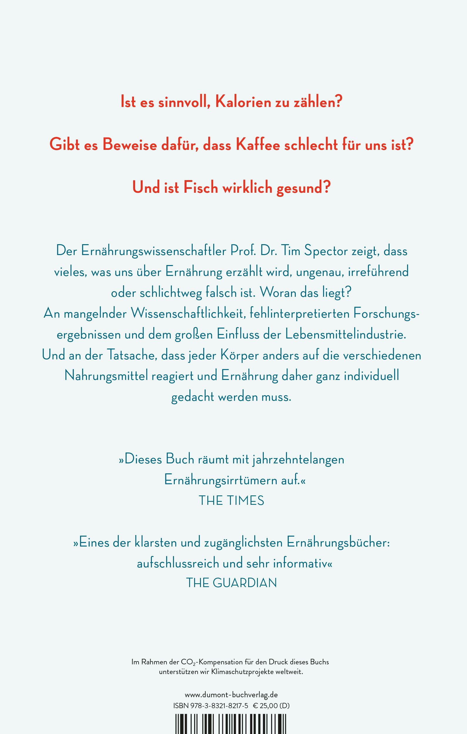 Rückseitenabbildung 1 von Die Wahrheit über unser Essen