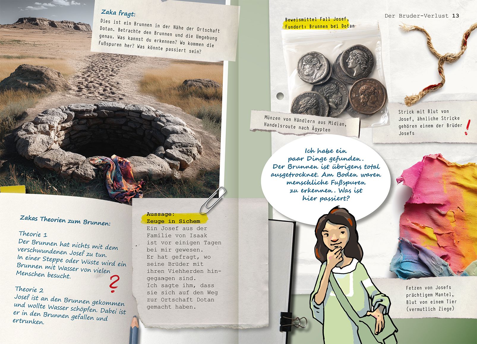Abbildung 5 von Die 15 spannendsten Kriminalfälle in der Bibel. Bibelgeschichten für Kinder als Detektivgeschichten zum Mitmachen. Bibelwissen und christliche Werten entdecken. Kinderbuch ab 8 Jahre