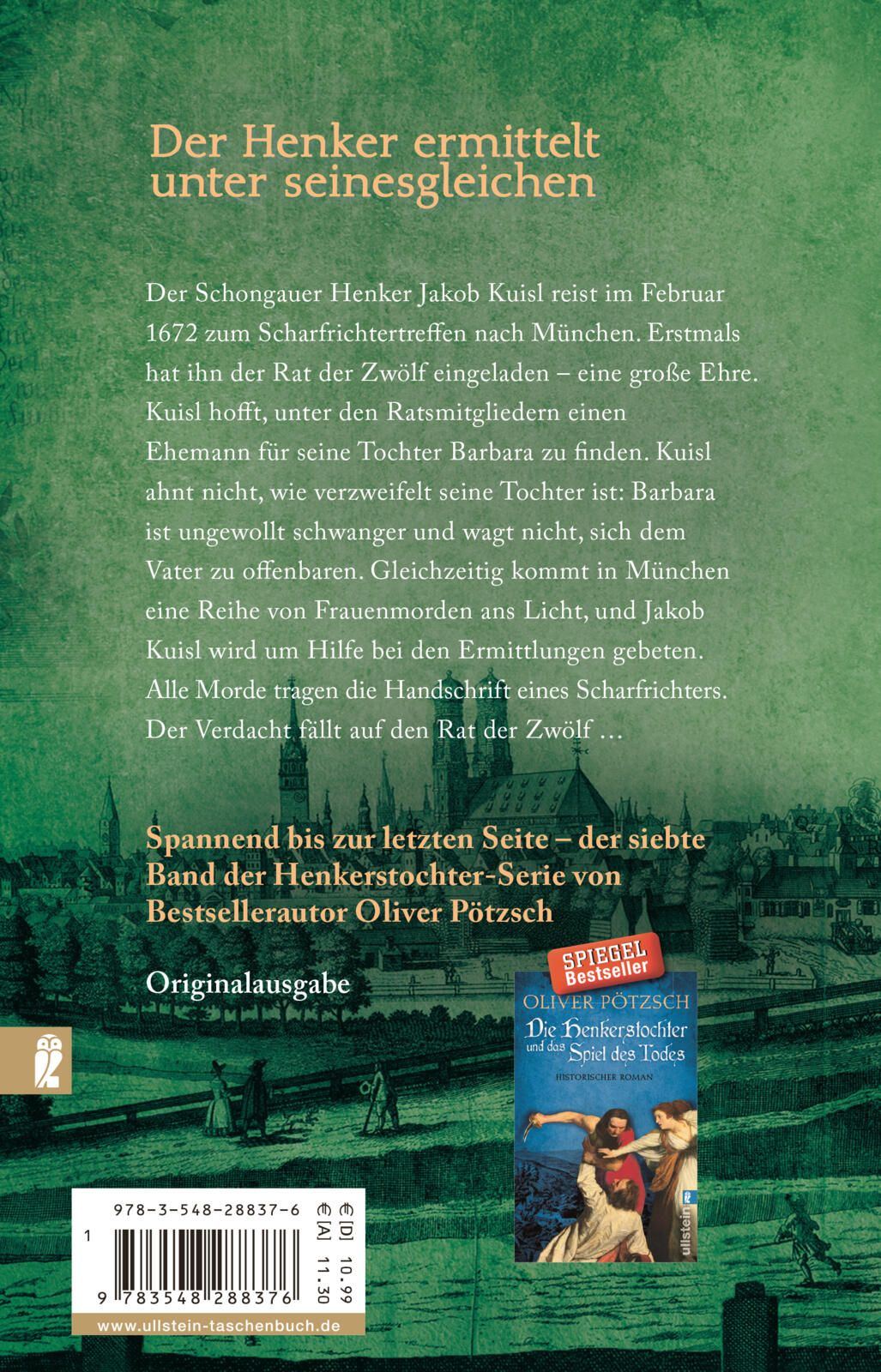Rückseitenabbildung 1 von Die Henkerstochter und der Rat der Zwölf (Die Henkerstochter-Saga 7)