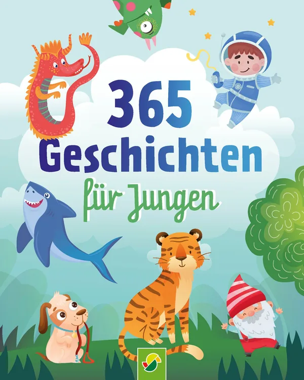 Cover von 365 Geschichten für Jungen | Vorlesebuch für Kinder ab 3 Jahren