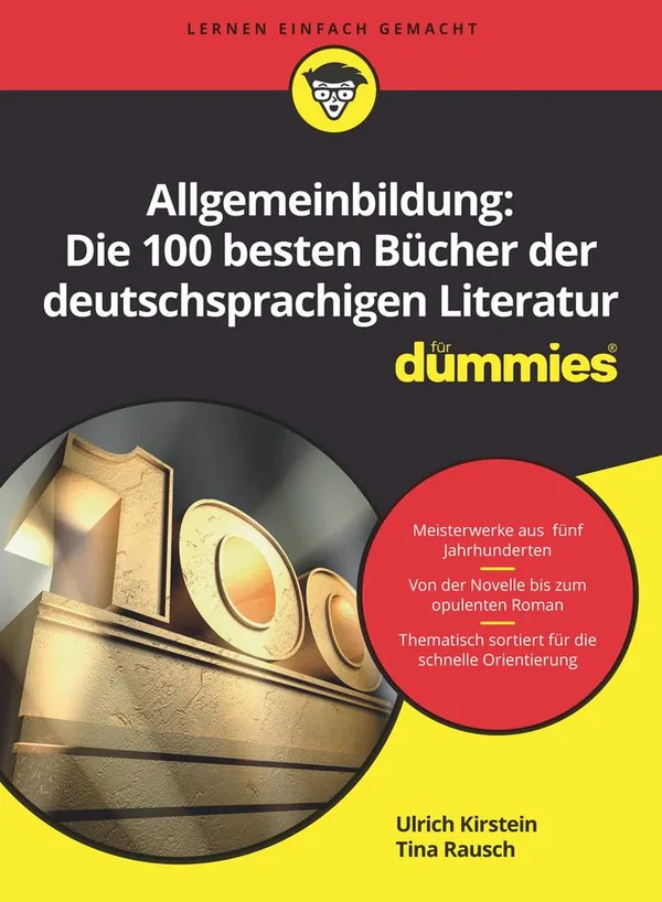Cover von Allgemeinbildung: Die 100 besten Bücher der deutschsprachigen Literatur für Dummies