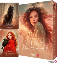 Cover von Alua Witch – Dein Hexenorakel – 40 Orakelkarten-96-seitiges Booklet