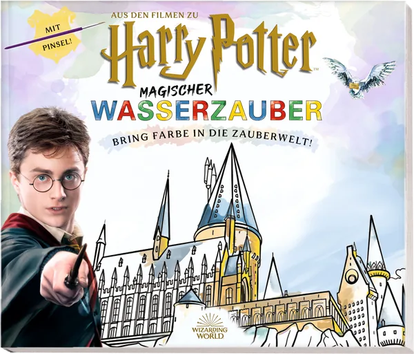 Cover von Aus den Filmen zu Harry Potter: Magischer Wasserzauber – Bring Farbe in die Zauberwelt!