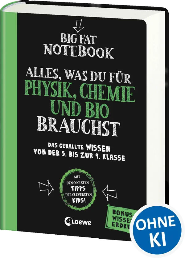 Cover von Big Fat Notebook - Alles, was du für Physik, Chemie und Bio brauchst