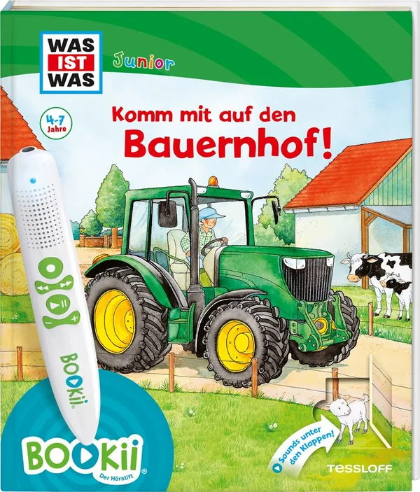 Cover von BOOKii® WAS IST WAS Junior Komm mit auf den Bauernhof!