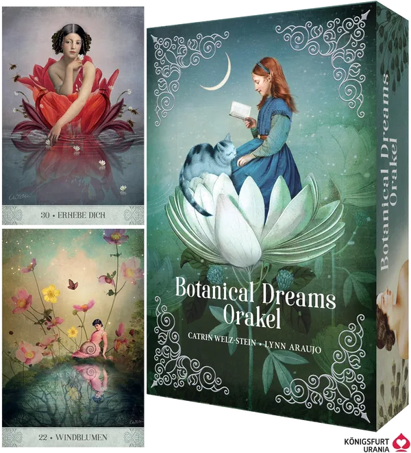 Cover von Botanical Dreams Orakel – 56 Orakelkarten und 68-seitiges Booklet (modernes jugendstil Orakel Deck)