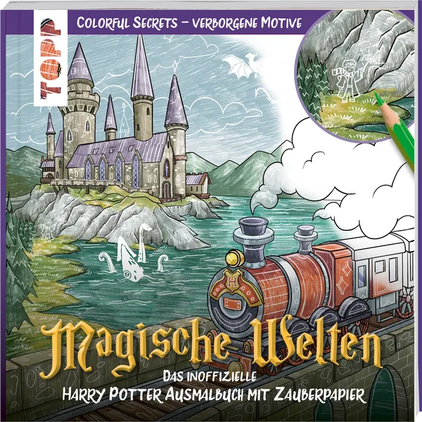 Cover von Colorful Secrets – Magische Welten auf Zauberpapier