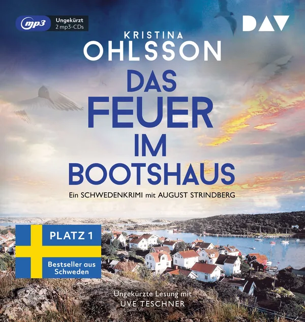 Cover von Das Feuer im Bootshaus. Ein Schwedenkrimi mit August Strindberg
