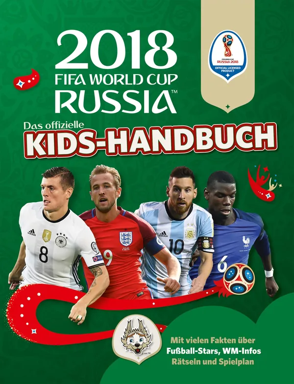 Cover von Das offizielle FIFA Fussball-Weltmeisterschaft Russland 2018 Kids-Handbuch