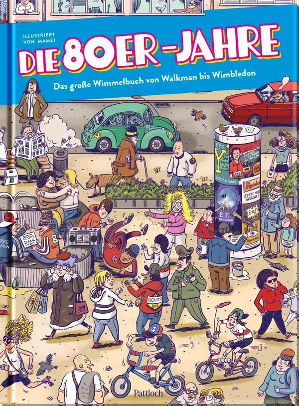 Cover von Die 80er Jahre – Das große Wimmelbuch von Walkman bis Wimbledon