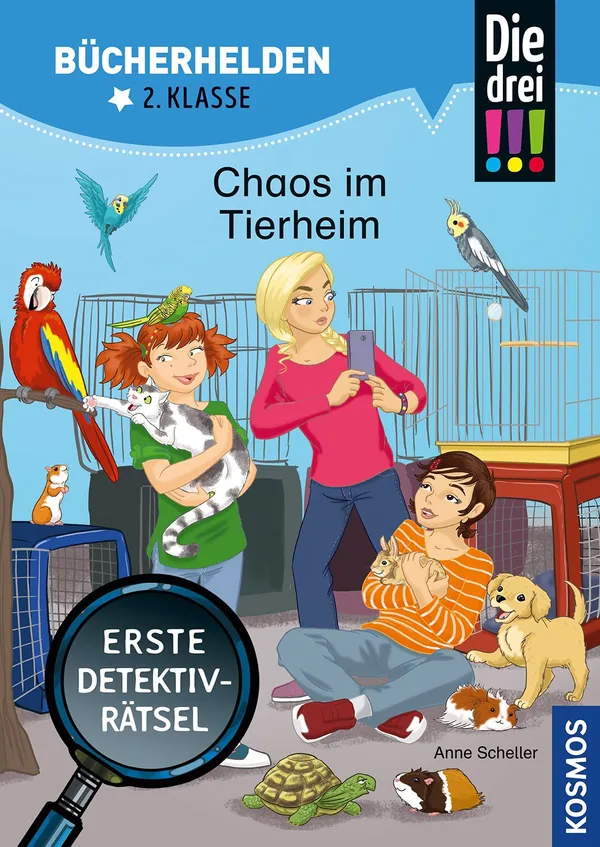 Cover von Die drei !!!, Bücherhelden 2. Klasse, Chaos im Tierheim