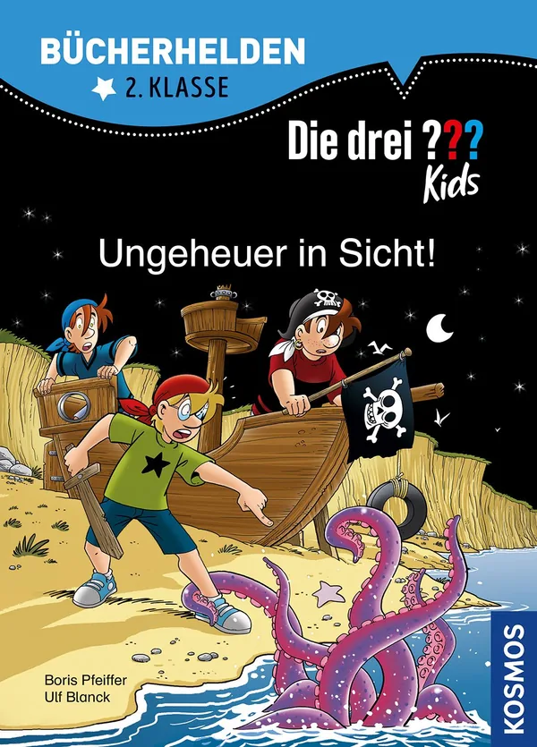 Cover von Die drei ??? Kids, Bücherhelden 2. Klasse, Ungeheuer in Sicht!