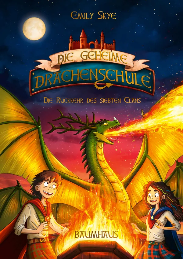 Cover von Die geheime Drachenschule – Die Rückkehr des siebten Clans
