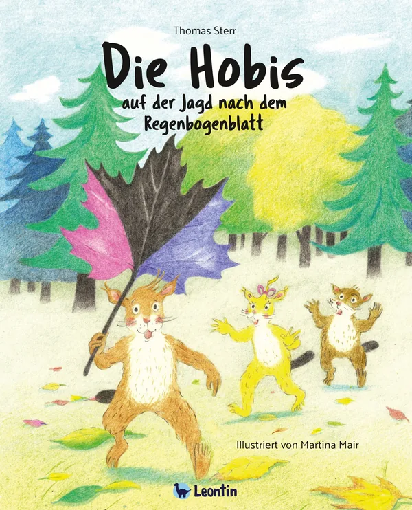 Cover von Die Hobis auf der Jagd nach dem Regenbogenblatt