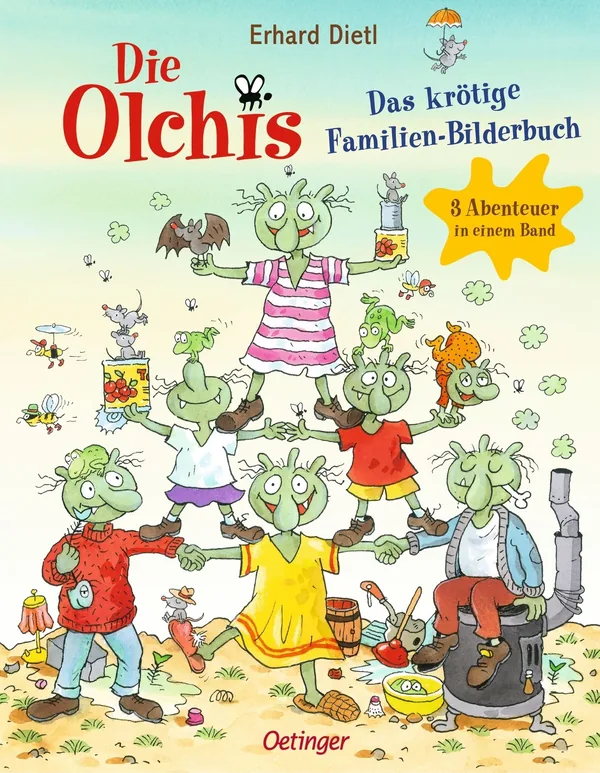 Cover von Die Olchis. Das krötige Familien-Bilderbuch