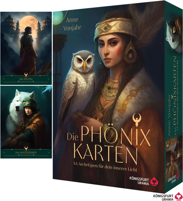 Cover von Die Phönix-Karten – 44 Archetypen für dein inneres Licht