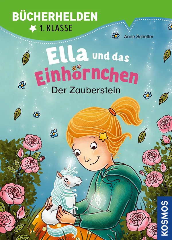 Cover von Ella und das Einhörnchen, Bücherhelden 1. Klasse, Der Zauberstein