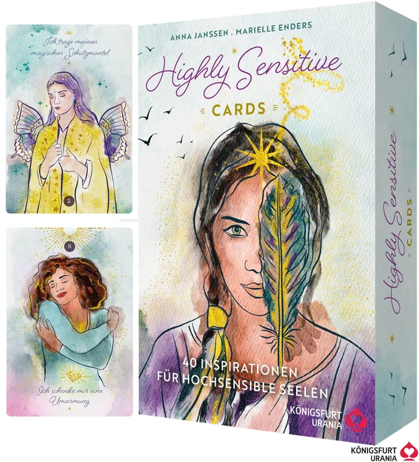 Cover von Highly Sensitive Cards – 40 Inspirationen für hochsensible Seelen