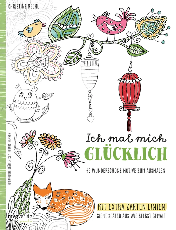 Cover von Ich mal mich glücklich: Malbuch für Erwachsene