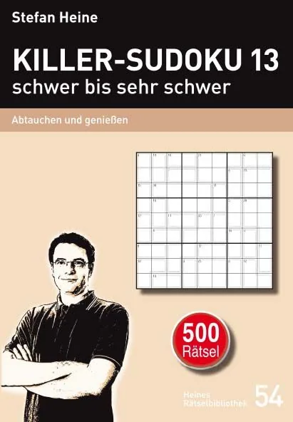 Cover von Killer-Sudoku 13 – schwer bis sehr schwer