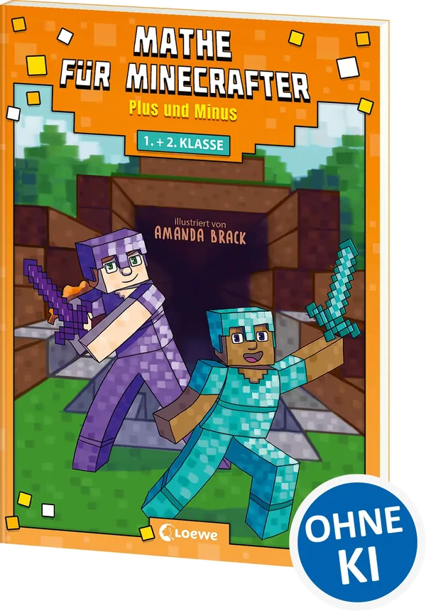 Cover von Mathe für Minecrafter – Plus und Minus