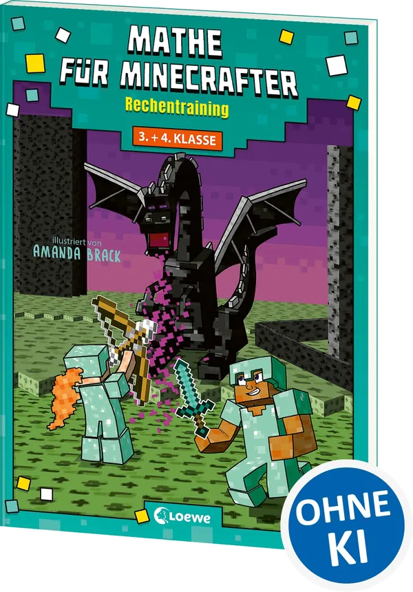 Cover von Mathe für Minecrafter – Rechentraining