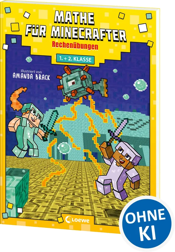 Cover von Mathe für Minecrafter – Rechenübungen