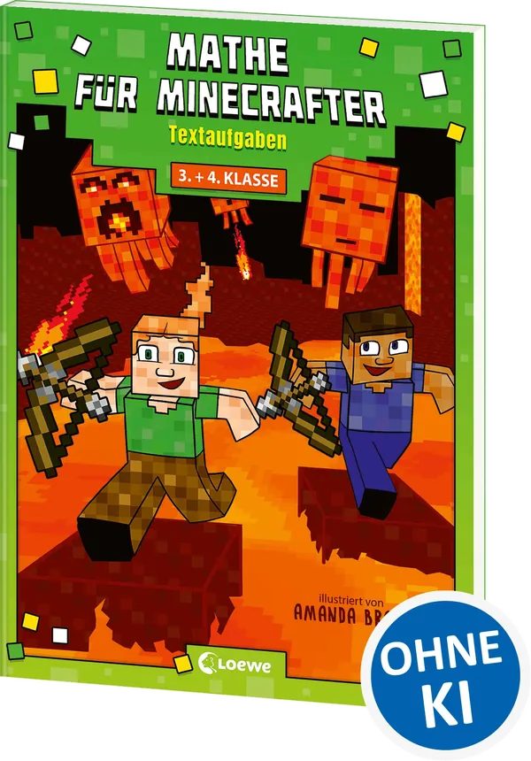 Cover von Mathe für Minecrafter – Textaufgaben