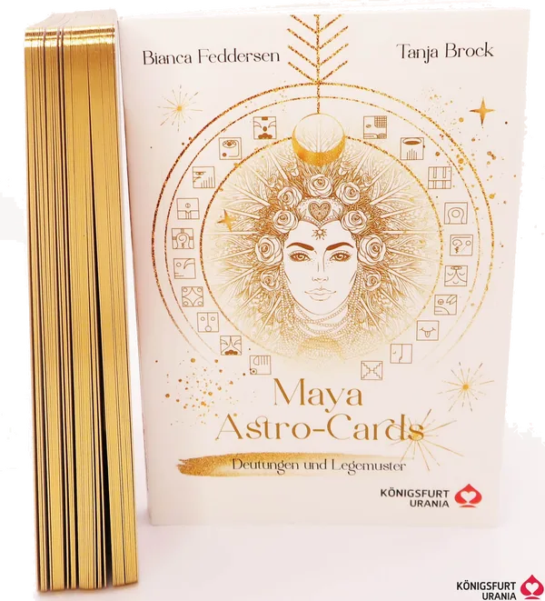 Cover von Maya-Astro-Cards: 44 astrologische Orakelkarten mit Booklet