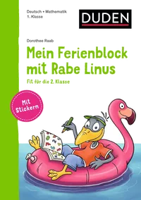 Cover von Mein Ferienblock mit Rabe Linus – Fit für die 2. Klasse